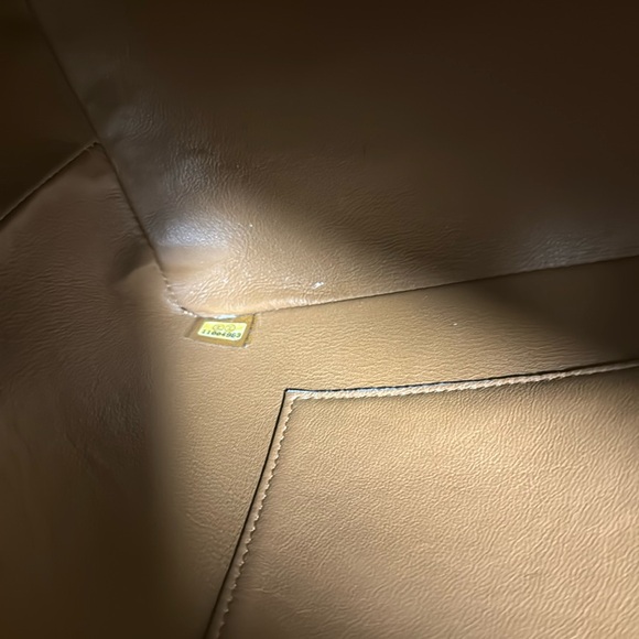 👜 Authentic Chanel Caviar Quilted Medallion Tote (Brown) - Picture 12 of 14